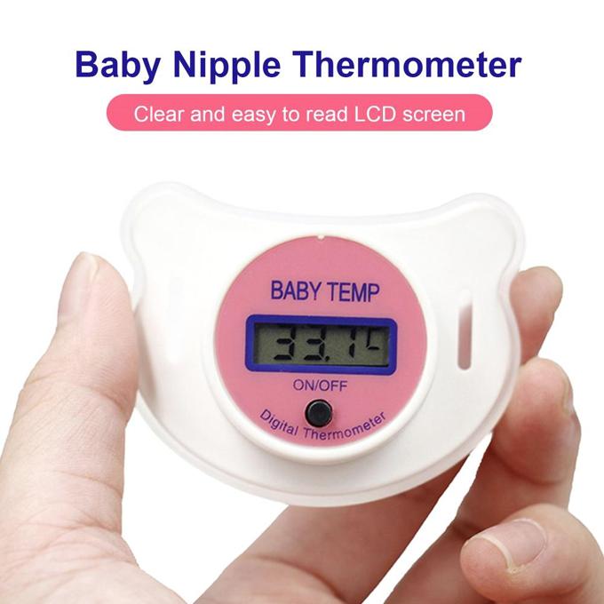 Baby Pacifier Thermometer LCD Digital Mouth Nipple Temperature