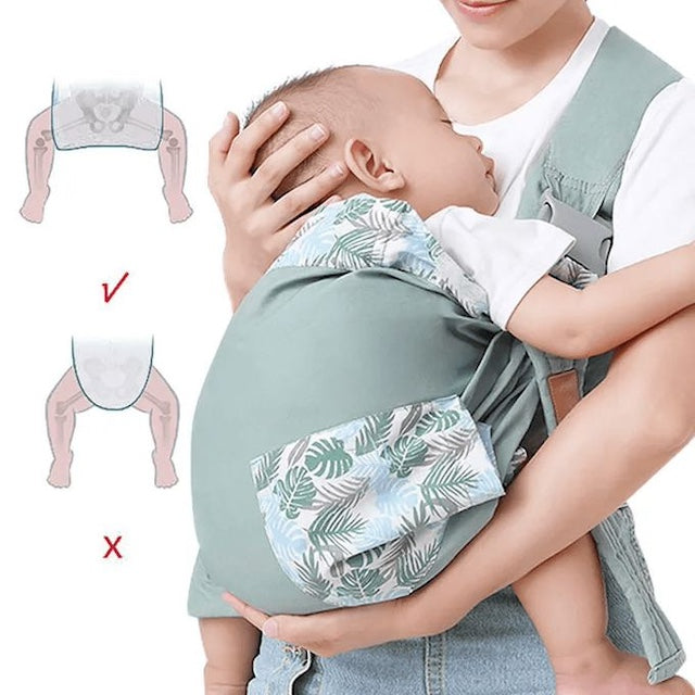 Baby Sling Carrier, Baby Wrap Newborn Sling, Dual Use Infant Nursing Cover Carrier, Fabric Breastfeeding Carriers, Baby Carrier Backpack