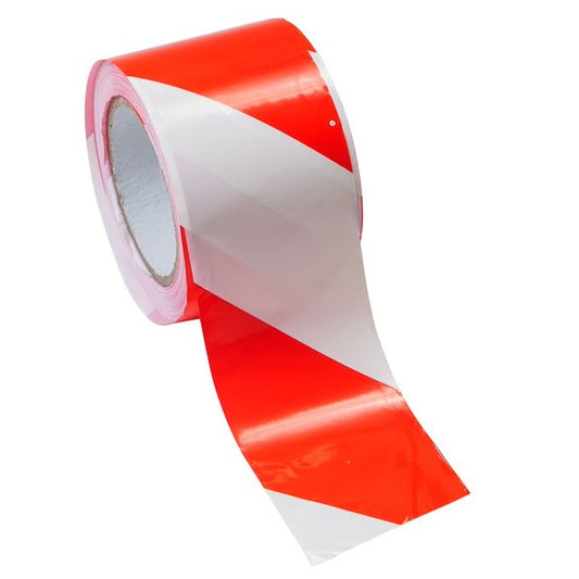 Barricade Tape 328-Feet Roll Non-Adhesive Caution Tape Safety Barrier Tape Construction Tape Waterproof Flagging Tape