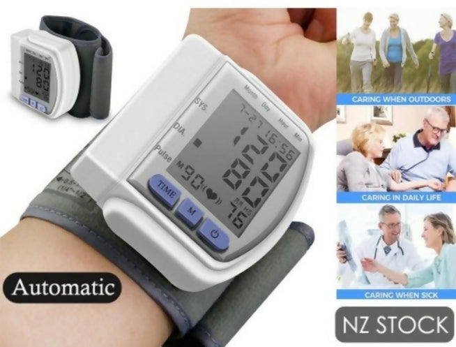 Automatic Wrist watch blood pressure monito