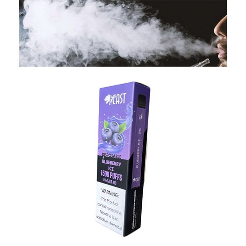 Beast 1500+ Puffs Disposable Vaping Device, Salt Nicotine E Cigarette Tobacco Flavour - Ready To Puff And Vape