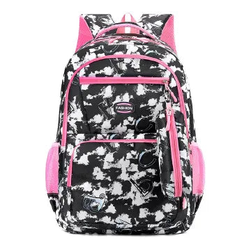 Trendy Korean Style Primary School Backpack with Matching Pen Case