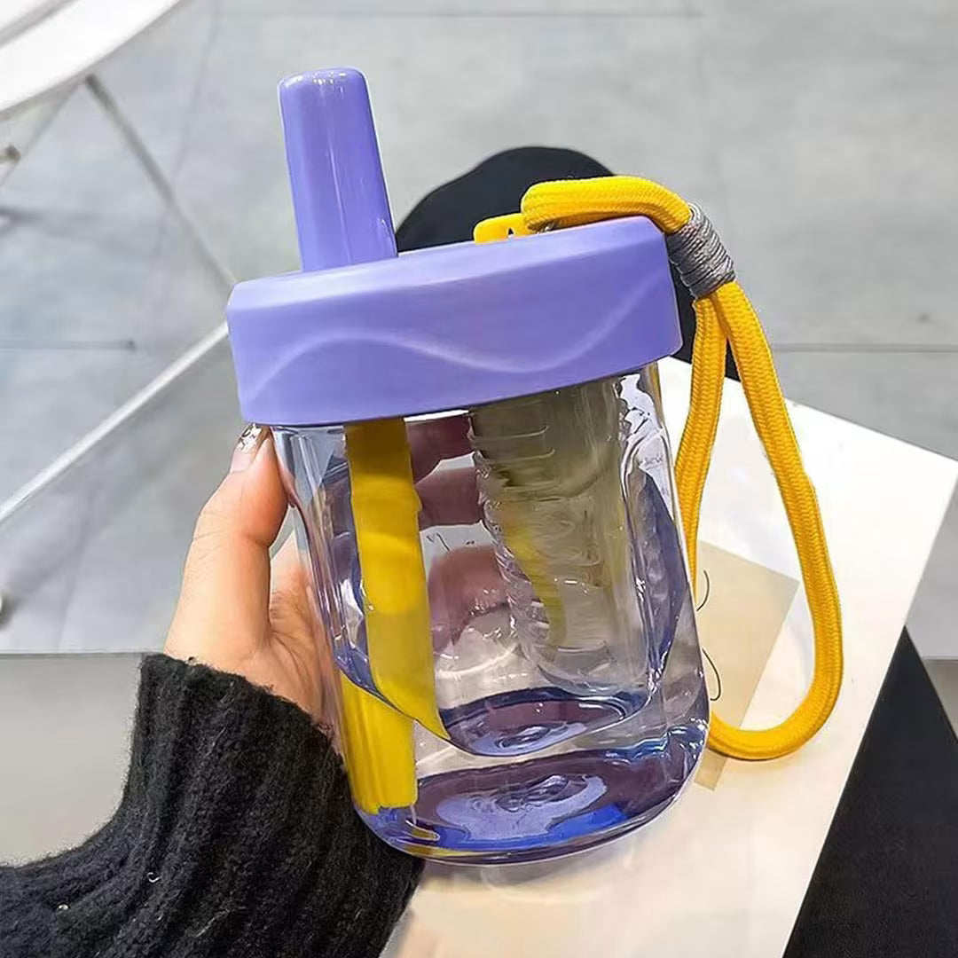 Kids Leak Proof Water Bottle with Straw and Infuser