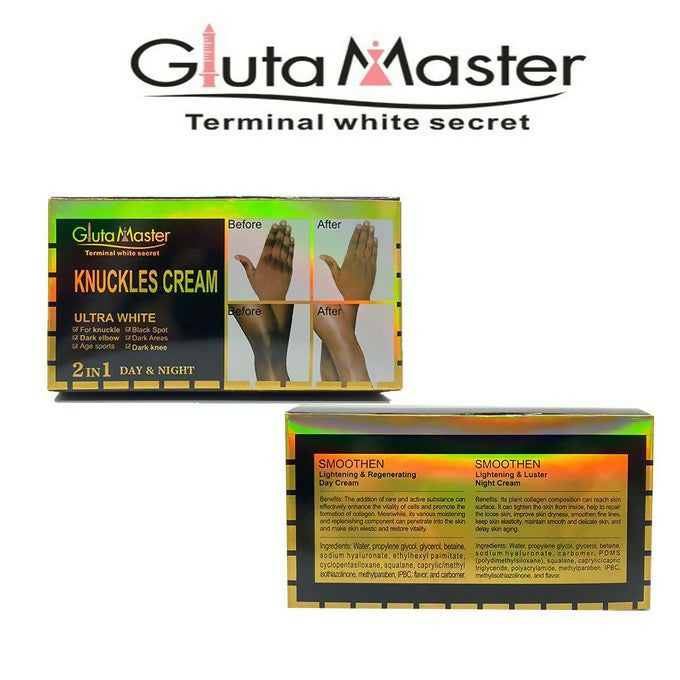 Gluta Master Knuckles Cream Ultra White 2in1 Day & Night