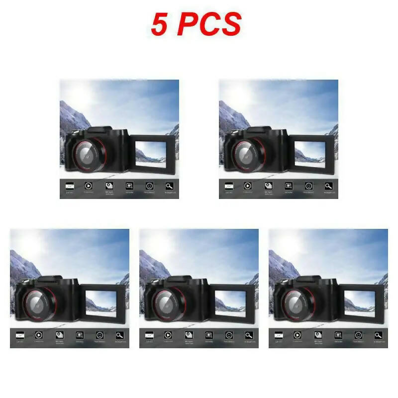 2/5PCS 16x Digital Zoom Full HD1080P Camera Professional 1080P Camera Video Digital Camcorder Vlog High Definition Camera