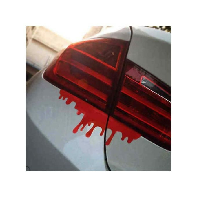 2 x Realistic Dripping Blood Car Sticker