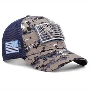 Premium Camo Baseball Cap for Men Women, Adjustable Outdoor Fishing Sport Hat
