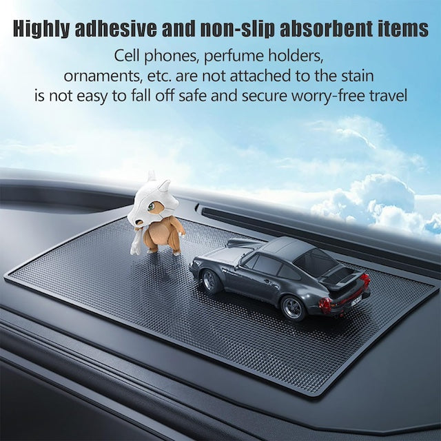 Car Dashboard Antislip Mat, Anti-Slip Car Pads, Magic Dashboard Sticky Adhesive Pad Mat, Dashboard Grip Mat