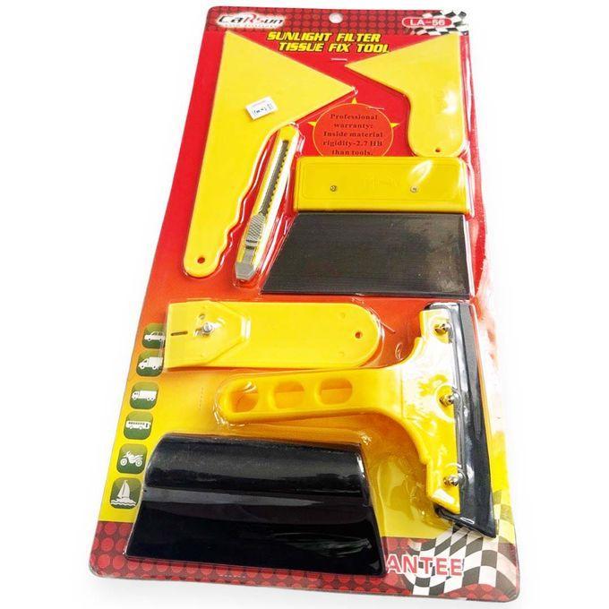 Car Glass Tint Film & Wrap Installing DIY Tool - Protective Applicator Window Wrapping/Scraper - 7 Pieces