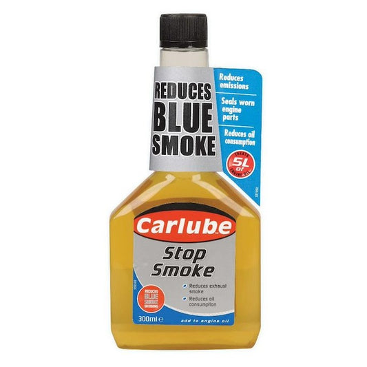 Carlube Stop Smoke Fuel Treatment For Petrol & Diesel Engines, Carlube Smoke Reducer, Reduce Exhaust Smoke and Emissions - 300ml