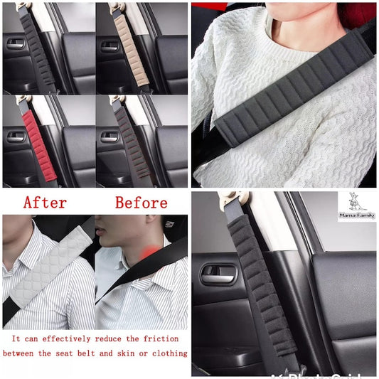 Car Neck Safety Protector, Seatbelt Cover Shoulder Strap, Car Seat Shoulder Pads, Breathable & Skincare Seatbelt Cushion