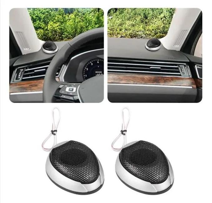 2 Pieces 350W Car Super Power Tweeters Speakers + 2 Stickers