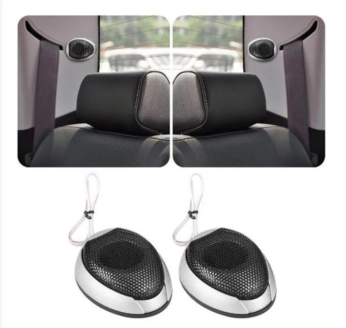 2 Pieces 350W Car Super Power Tweeters Speakers + 2 Stickers