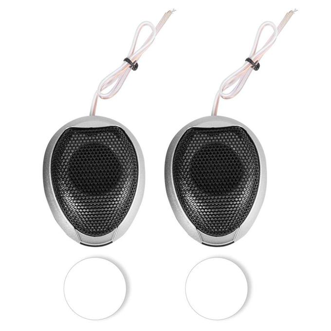 2 Pieces 350W Car Super Power Tweeters Speakers + 2 Stickers