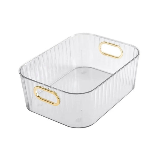 Desktop cosmetic storage container