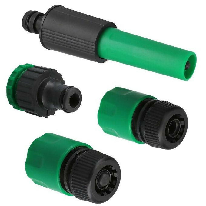 4pcs Set Adapter Hose Connector Pipe Tube Irrigation 1/2 High Pressure Plastic Quick Connect Garden