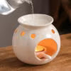 White Ceramic Essential Oil Burner