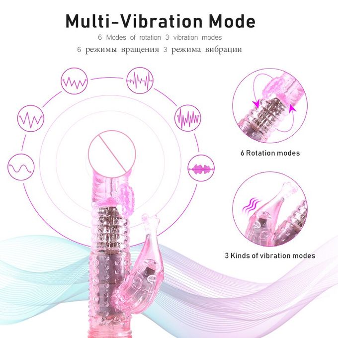 12 Modes Clitoris And G-Spot Stimulator Sex Machine Vibrator Orgasm Climax For Women Females Adult Rabbit Dildos