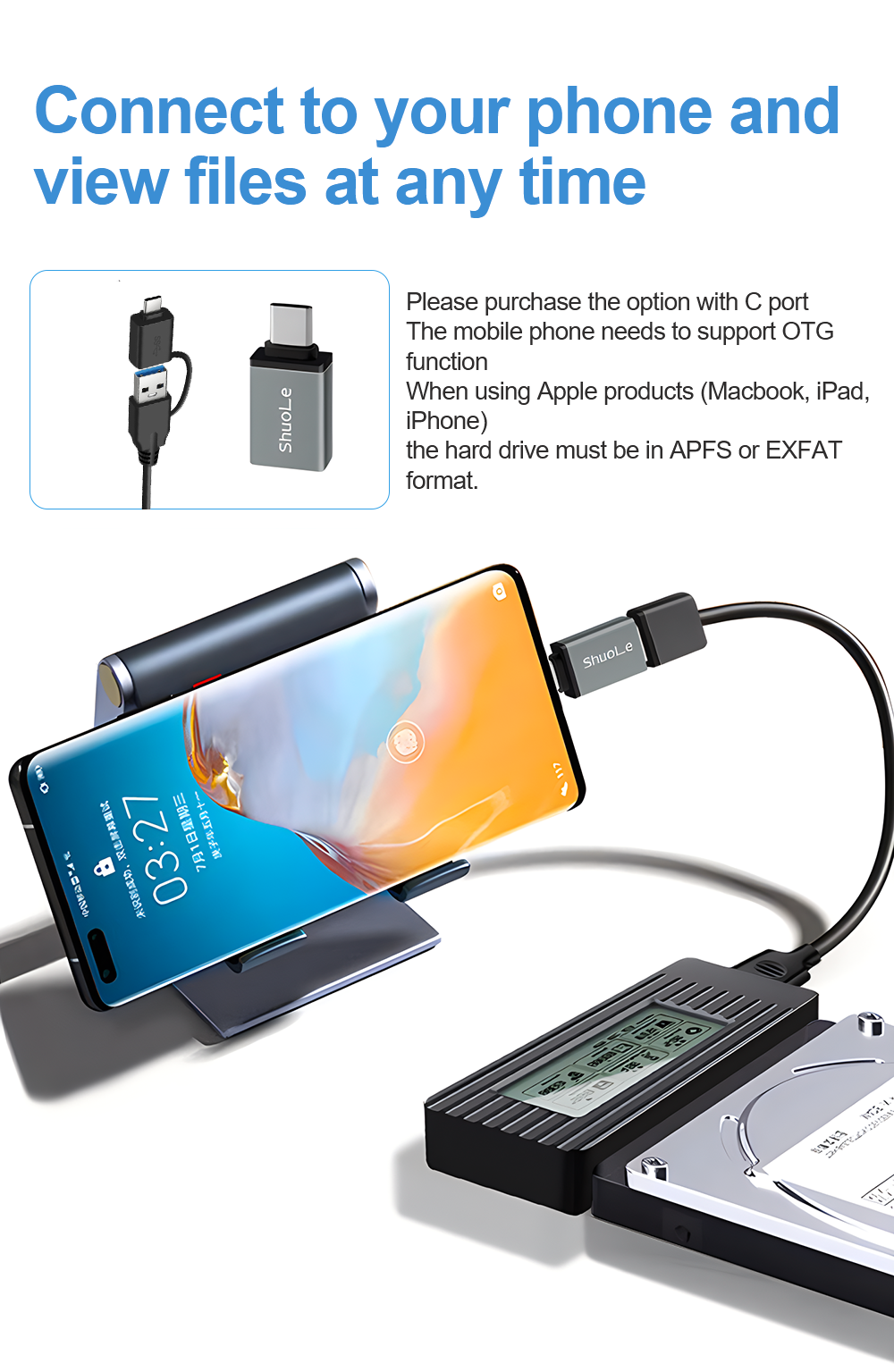 USB to SATA Adapter Converter Cable USB 3.2 3.0 to SATA Converter for 2.5 Inch SSD HDD Hard Drive External adaptador Accessories