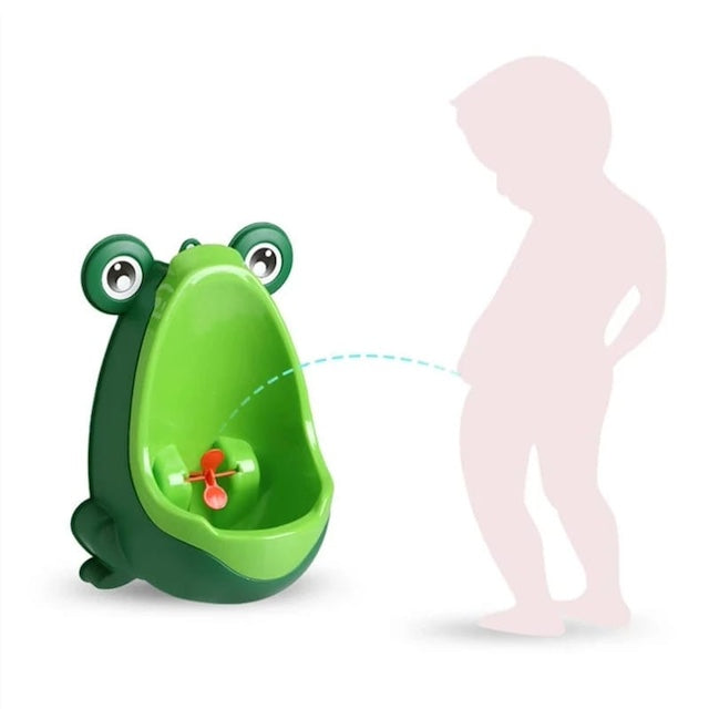 Cute Frog Boys Urinal, Potty Training Urinal, Male Potty Training Urinal Without Hole for Toilet