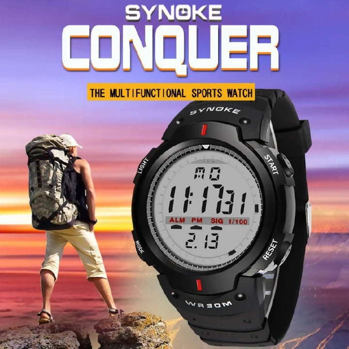 SYNOKE Digital Waterproof(30M) Multifunction Sport Watch