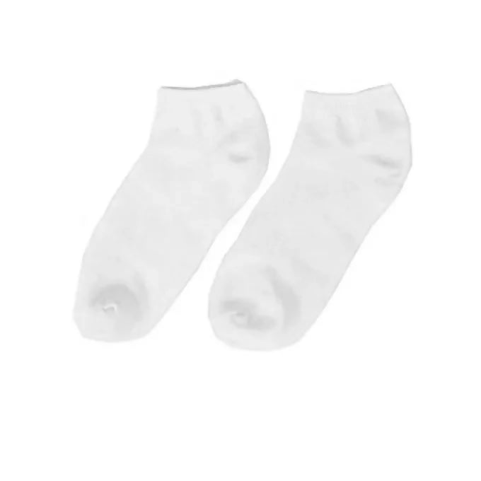 12 Pairs White Ankle Socks Low Cut Size 6-8