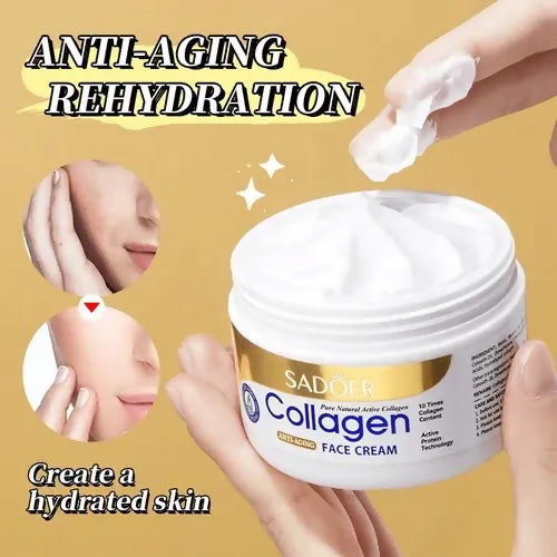 SADOER Collagen Anti Aging Face Cream Anti Wrinkles And Fine Lines