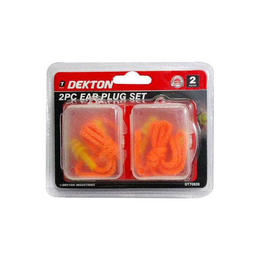 Dekton DT70828 2Pc Ear Plugs Set, Ear Plugs Set DT70828 DEKTON