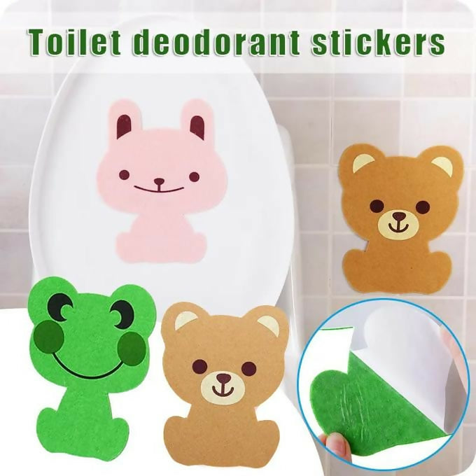 Scented Toilet Stickers for Decorating and Deodorizing the Toilet