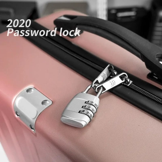 3 Dial Digit Password Lock, Combination Suitcase Luggage Metal Code, Password Locks Padlock Travel Safe Anti-Theft