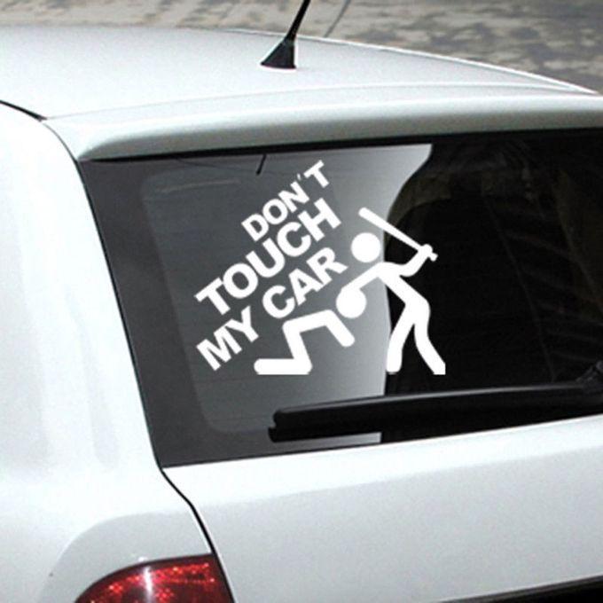 Generic Don't Touch My Car Sticker Vinyl Decal Bumper Window Decor Removable Paster