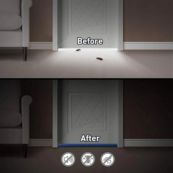 Flexible Door Bottom Seal Strip – Draft Stopper & Noise Blocker | Self-Adhesive Gap Guard for Home & Office