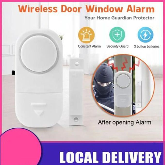 Home Office Wireless Window Door Knob Entry Security Burglar Theft Alarm Sensor