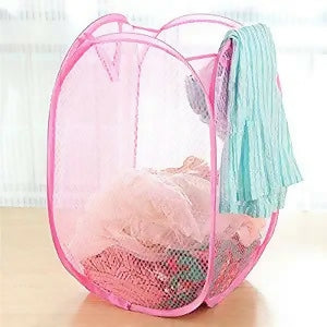 Pop Up Laundry Mesh Basket – Collapsible