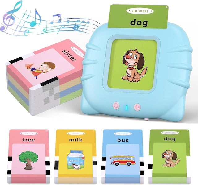 Early Educational Flash Audio Cards, Pocket Speech for Toddlers Toy, Sight Words Talking Flash Cards, Learning Speech Toys