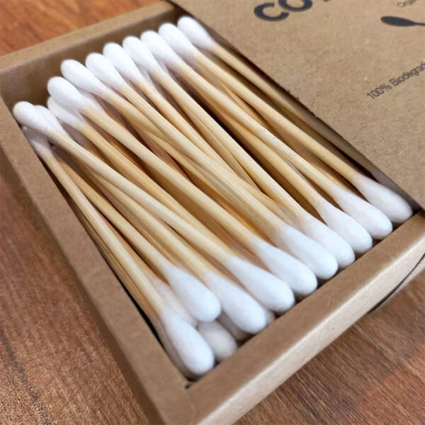 200pc Eco-Friendly Bamboo Cotton Buds Pack – LIVORA
