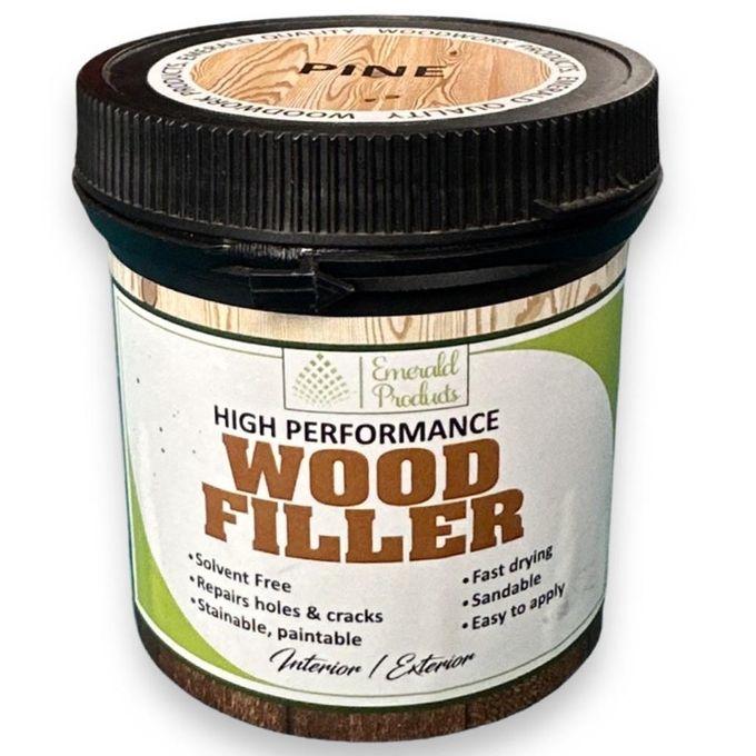 Emerald Mahogany - Wood Filler, Emerald Wood Filler - Pine, High Performance Interior & Exterior Waterproof - 400g