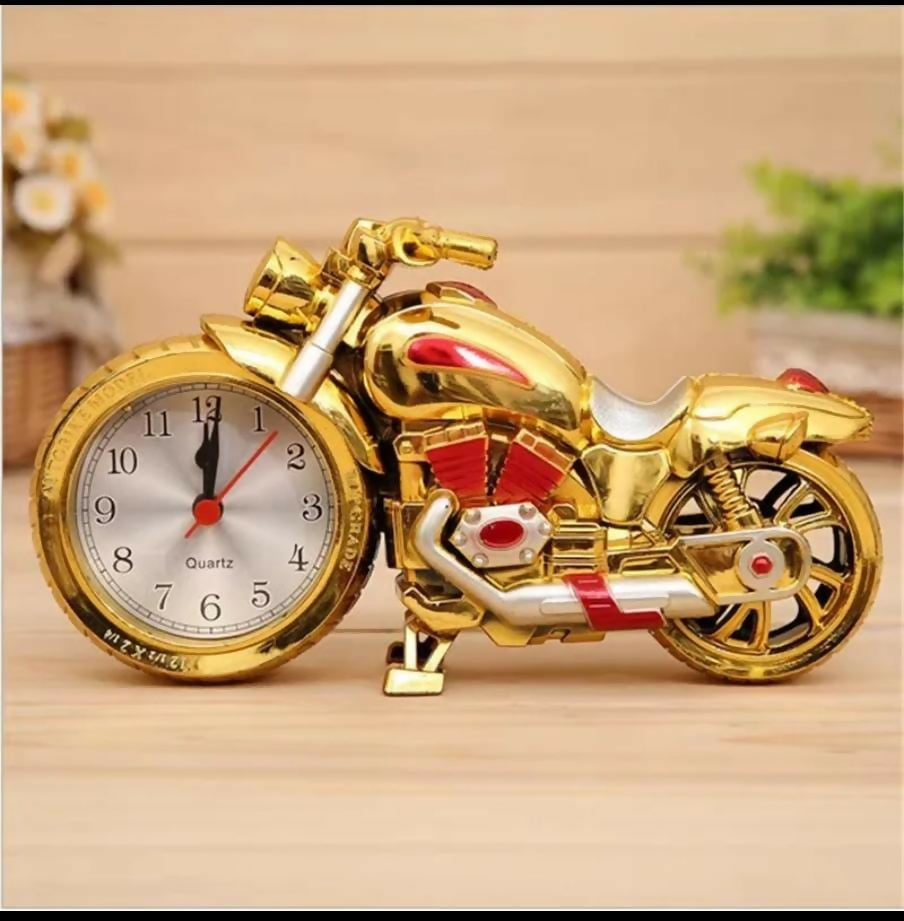 Retro Motorcycle Alarm Clock