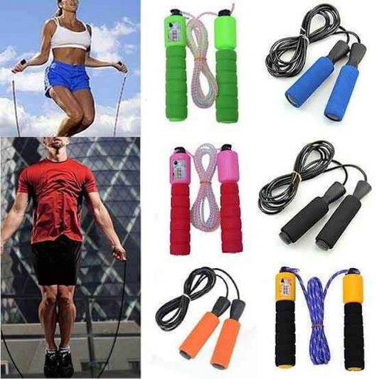 Skipping Ropes, Adjustable Length Skip Jump Rope, Skipping Rope with Handle, Rope for Fitness Exercise, Outdoor Activity, Kids Jump Rope