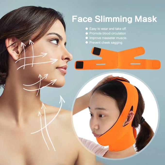 Facial Slimming Chin Reduce Strap Weight Loss Belt, Double Chin Reducer, Breathable Face Lifting Strap