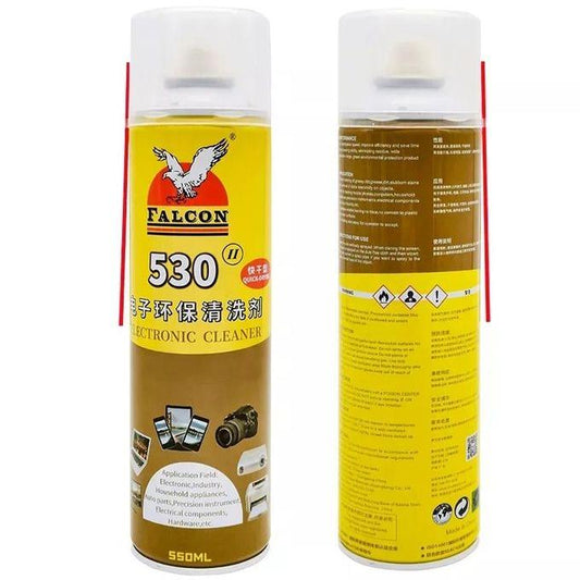 Falcon 530 Electronic Contact Cleaner LCD / Phone Board Screen Cleaning PCB, Flux - 550 ml