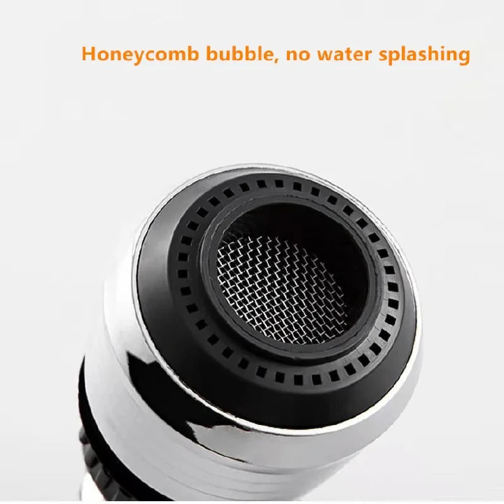360-Degree Swivel Faucet Extender: Water Saving Nozzle Filter for Kitchen Sink