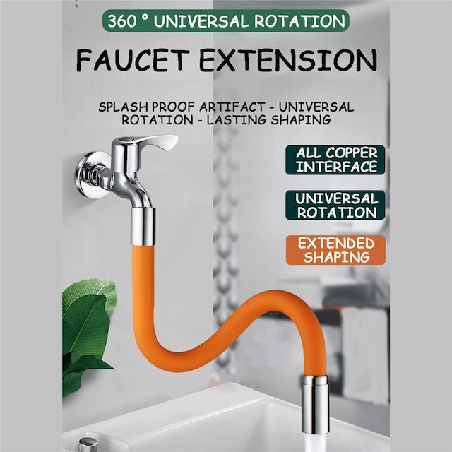 Flexibe Tap Extension Hose Faucet, Universal Foaming Extension Tube, 360° Free Bending Faucet for Kitchen Sink