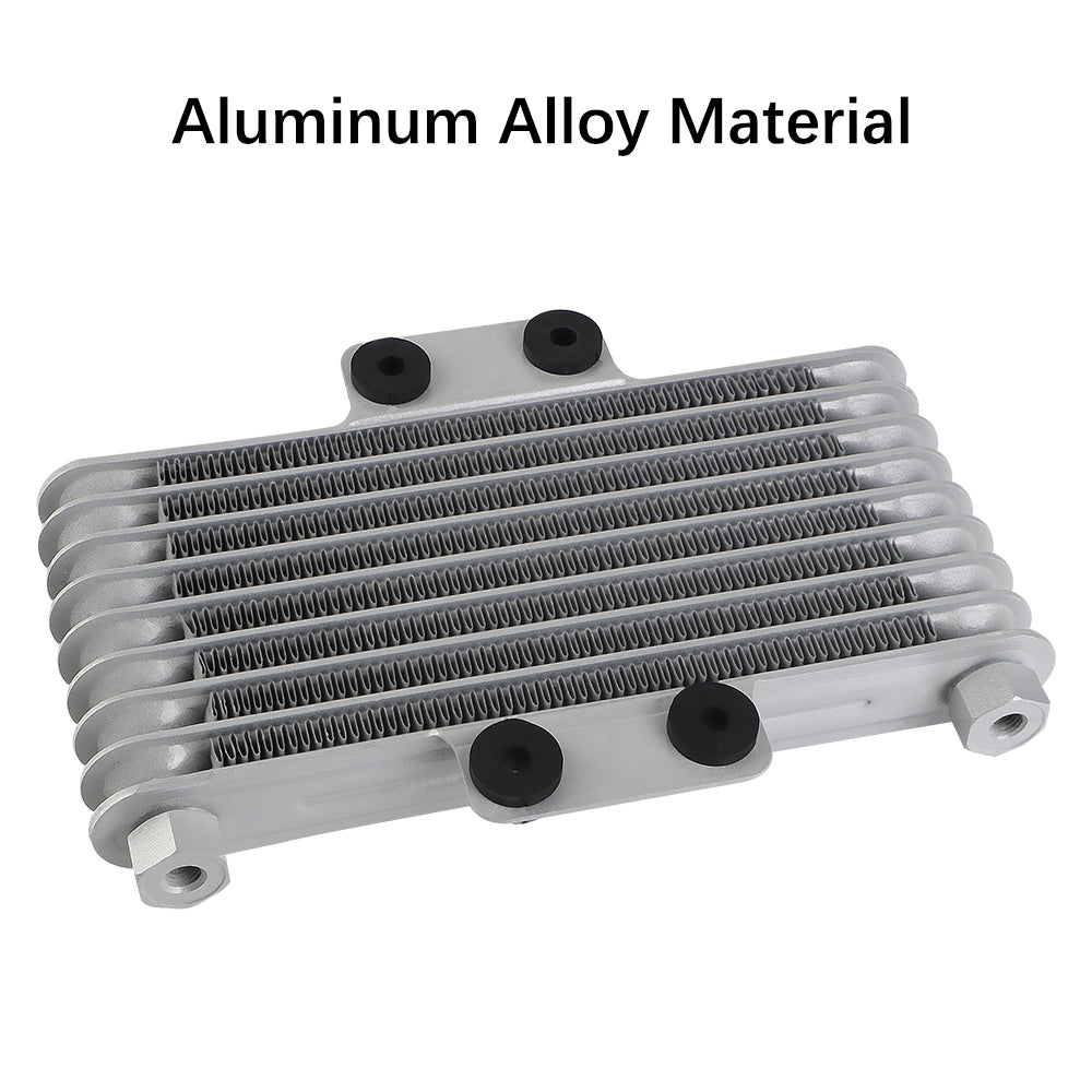 Moto ATV Modification Aluminum Alloy Cooling System Motorcycle Radiator Condenser 8 Row Engine Oil Cooler Transmission Radiator