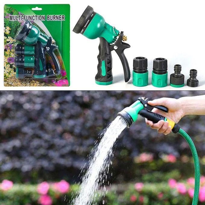 5PCS Hosepipe Water Spray Gun Fittings Nozzle Connector 8 Sprayer Patterns Garden Car