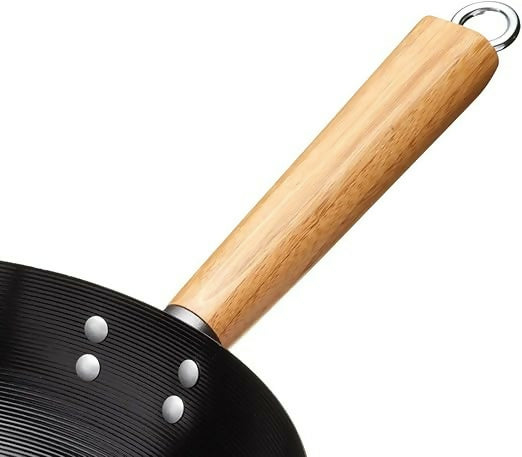 Classic Nonstick Wok – 24cm with Wooden Handle