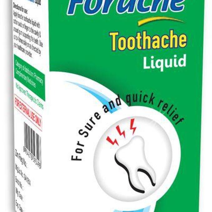 Forache Toothache Liquid For Sure & Quick Relief with Non sticky Texture, Fast Action