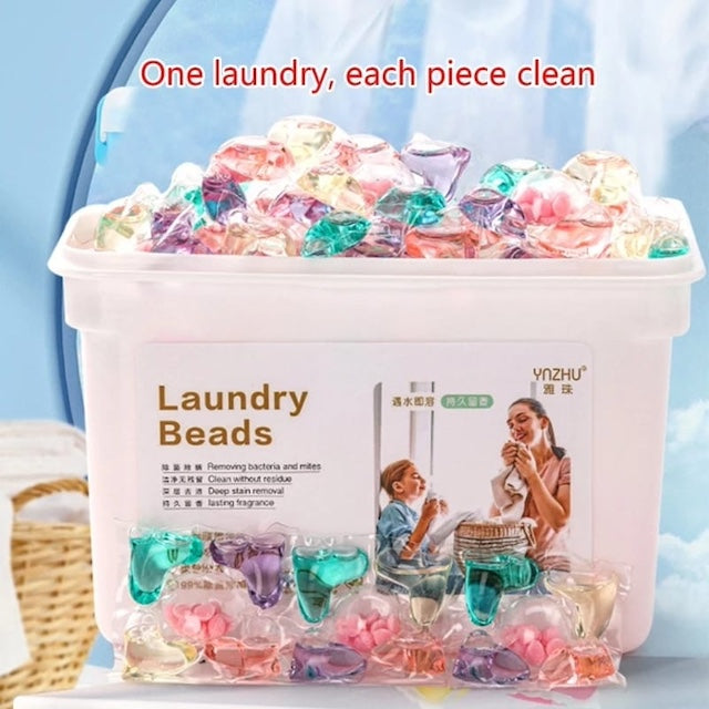 Fragrance Laundry Beads, Portable Fabric Cleaning Supplies Household for Adults, Clothes Cleaning Beads - 30 Pieces