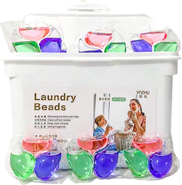 Fragrance Laundry Beads, Portable Fabric Cleaning Supplies Household for Adults, Clothes Cleaning Beads - 30 Pieces