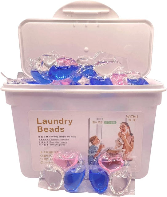 Fragrance Laundry Beads, Portable Fabric Cleaning Supplies Household for Adults, Clothes Cleaning Beads - 30 Pieces